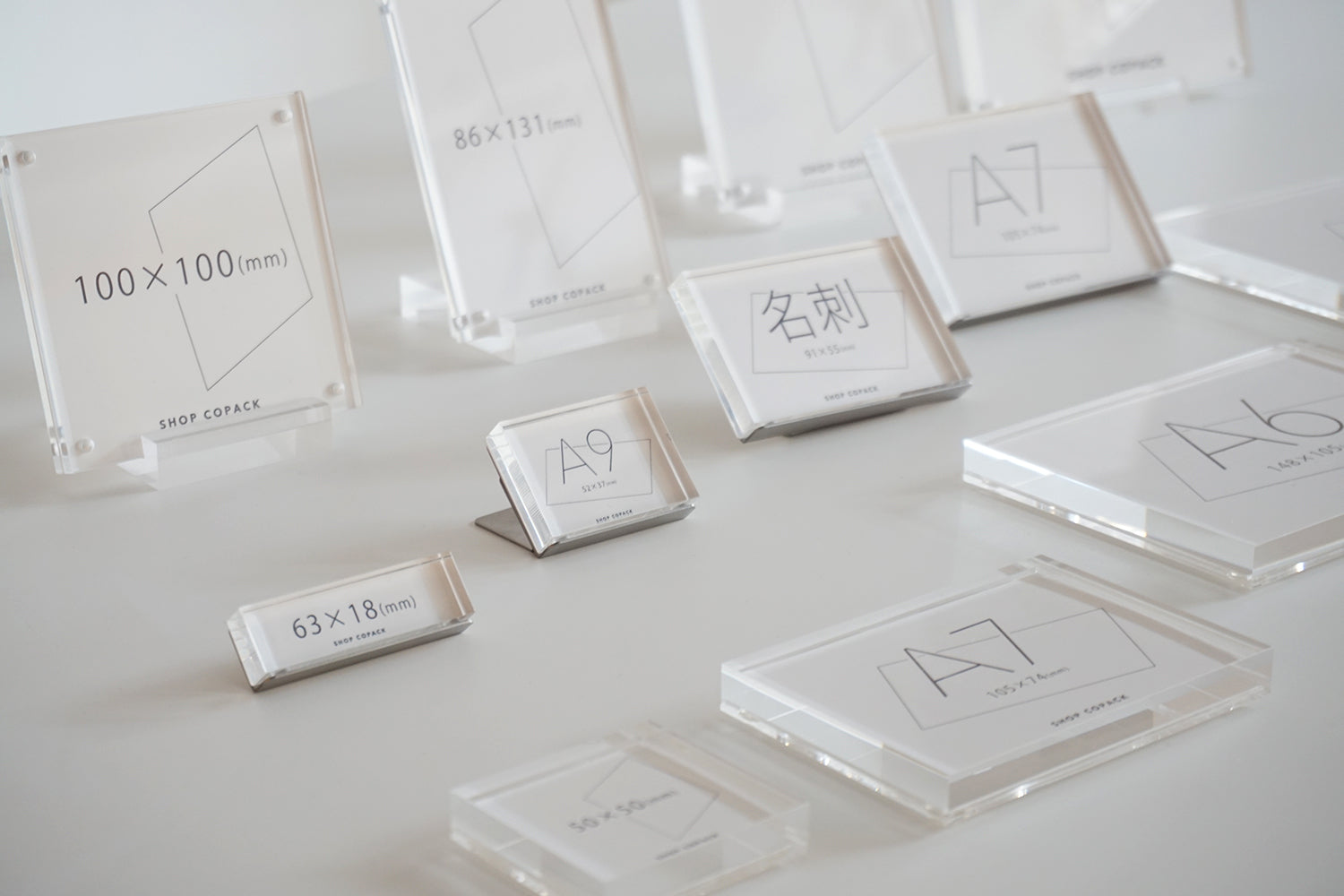 AC / 透明アクリルPOP