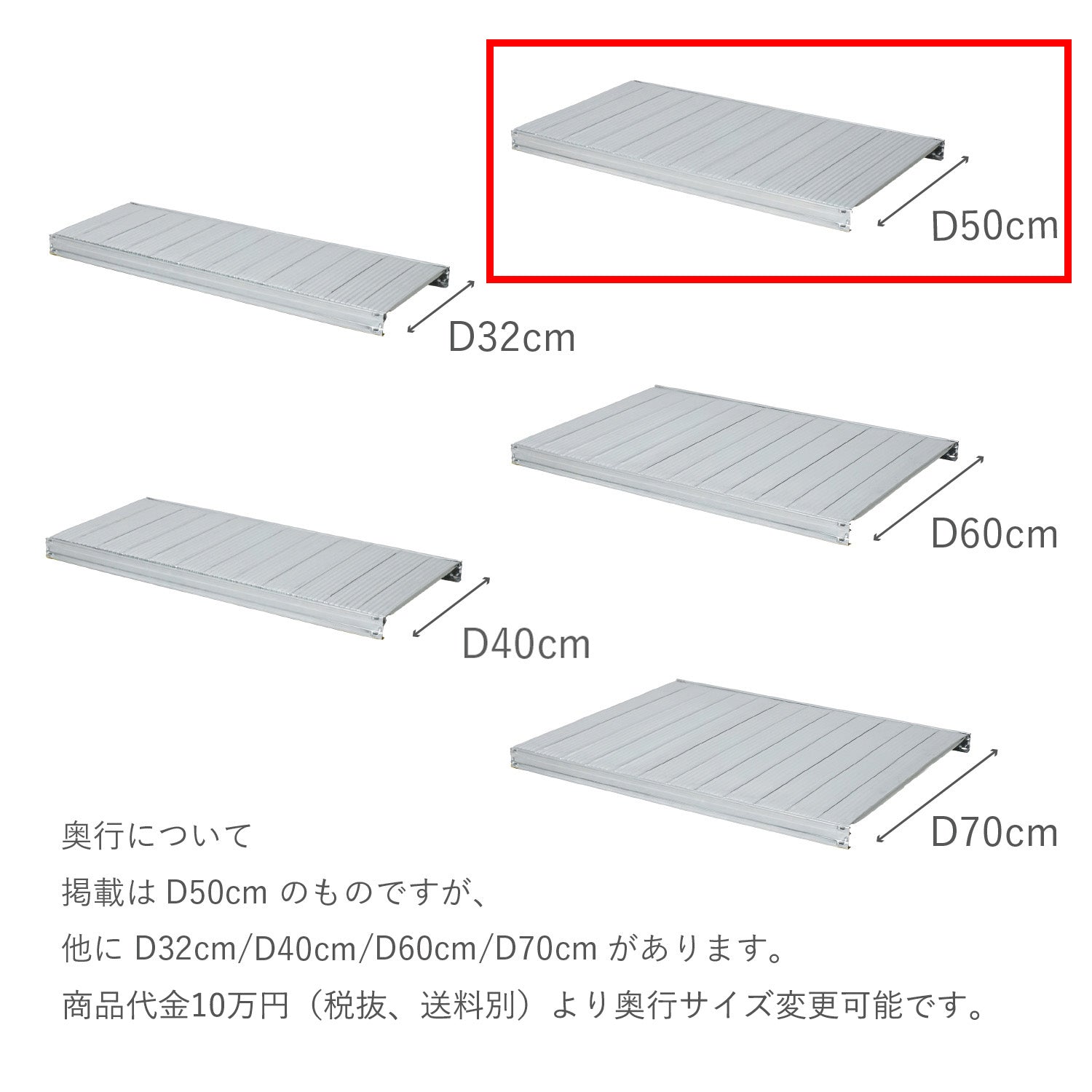 スチールシェルフ 幅158cm 高さ210cm 6段【連結用】
