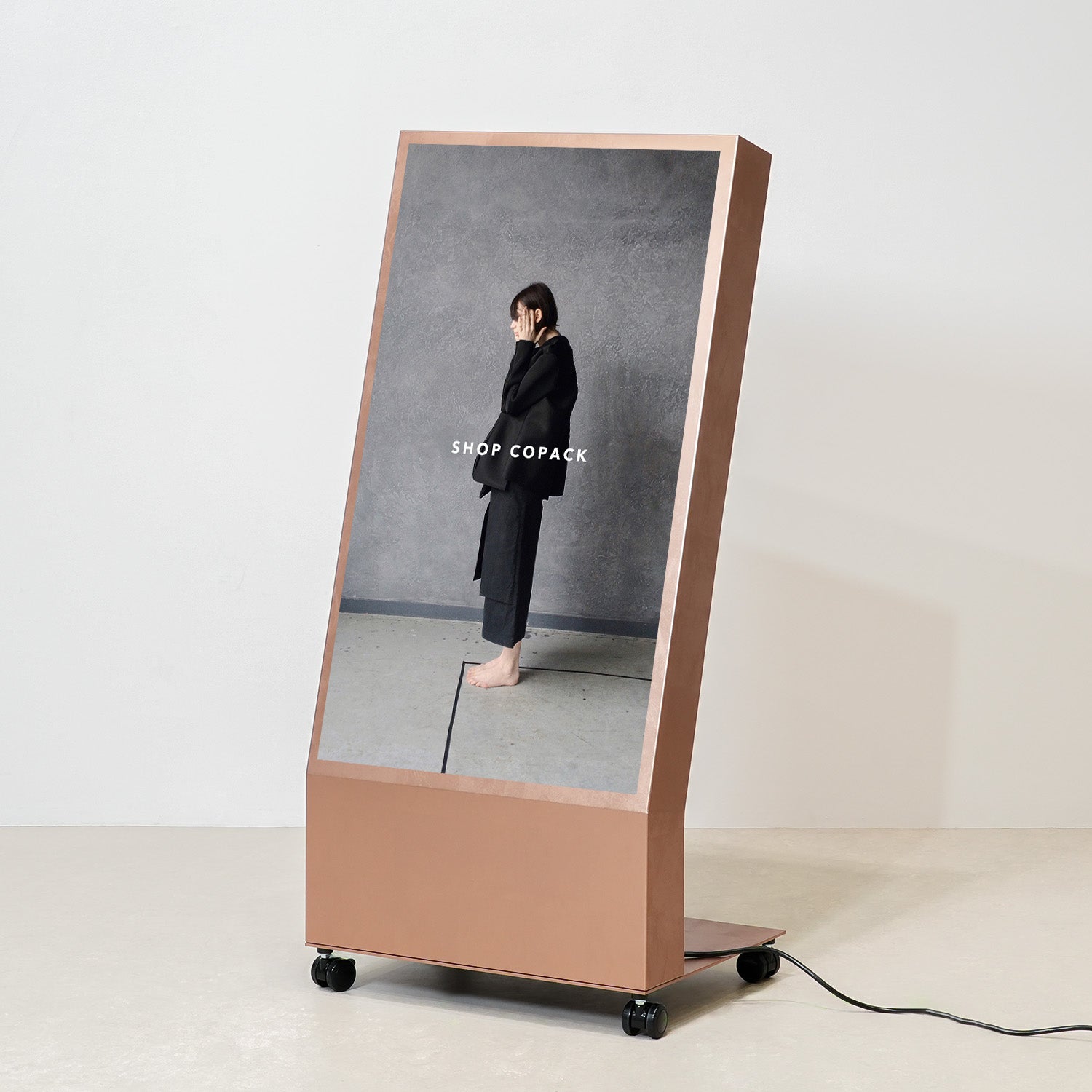 デジタルサイネージ 43インチ 銅箔コッパー調DSP43LTCSCF