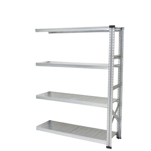 スチールシェルフ 幅128cm 高さ158cm 4段【連結用】