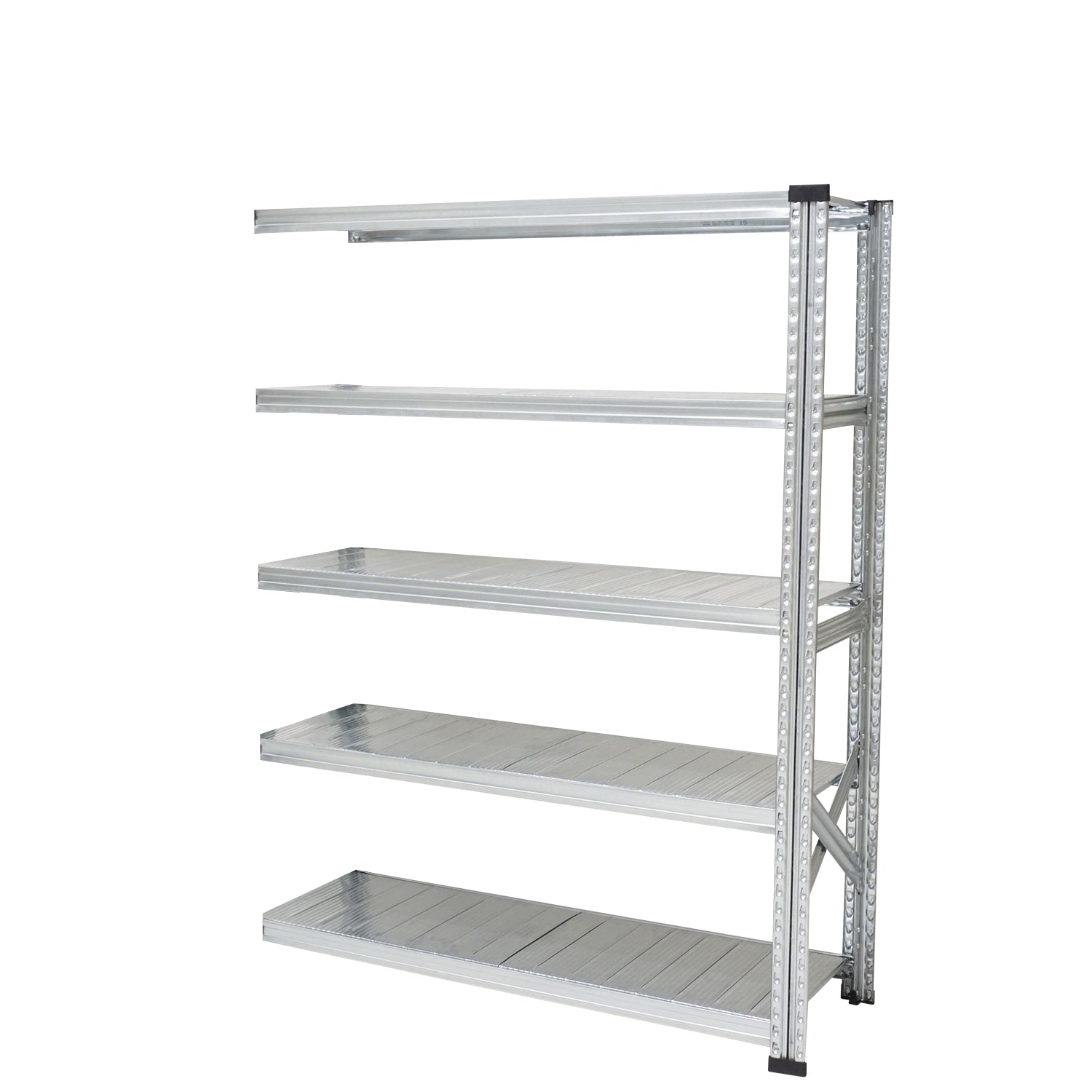 スチールシェルフ 幅128cm 高さ158cm 5段【連結用】