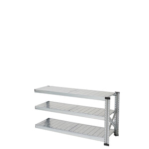スチールシェルフ 幅128cm 高さ65cm 3段【連結用】