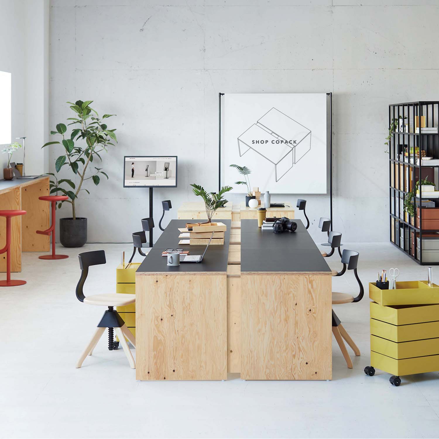 ワークデスク 2人用 POT21B