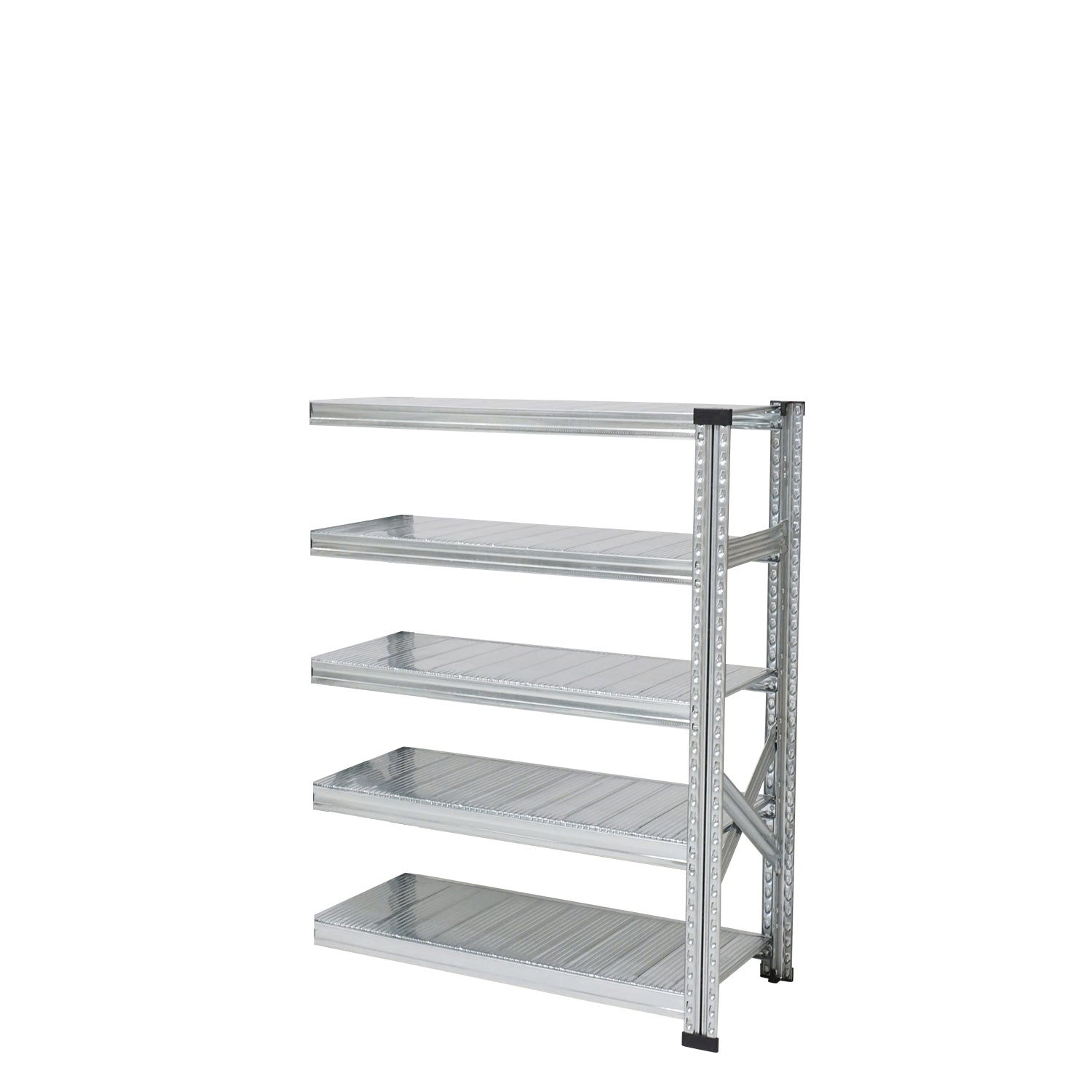 スチールシェルフ 幅98cm 高さ118cm 5段【連結用】
