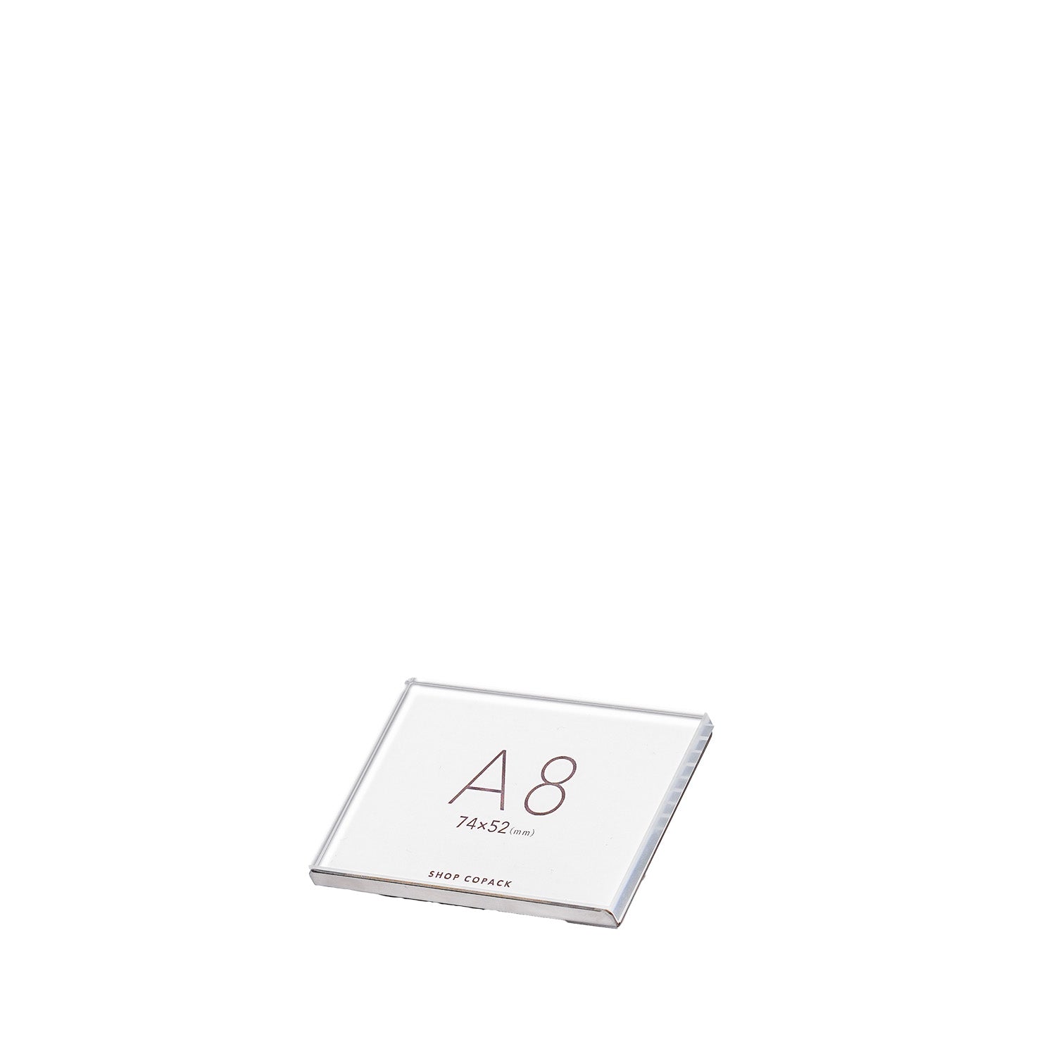 プライススタンド A8サイズ ACLA8Y アクリル5mm厚