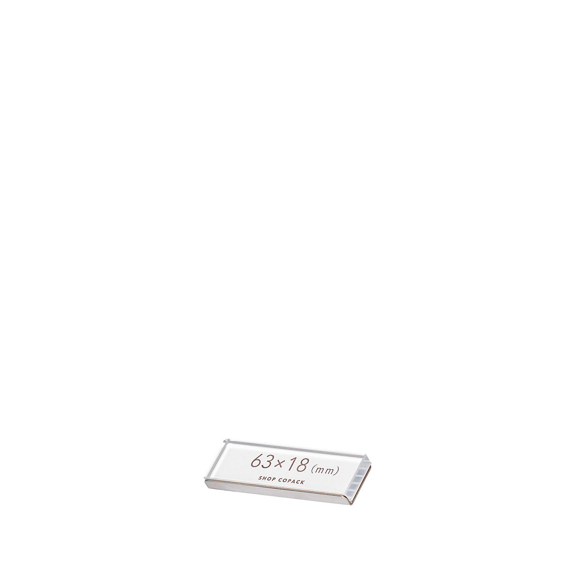 プライススタンド 63×18 ACL63Y アクリル5mm厚