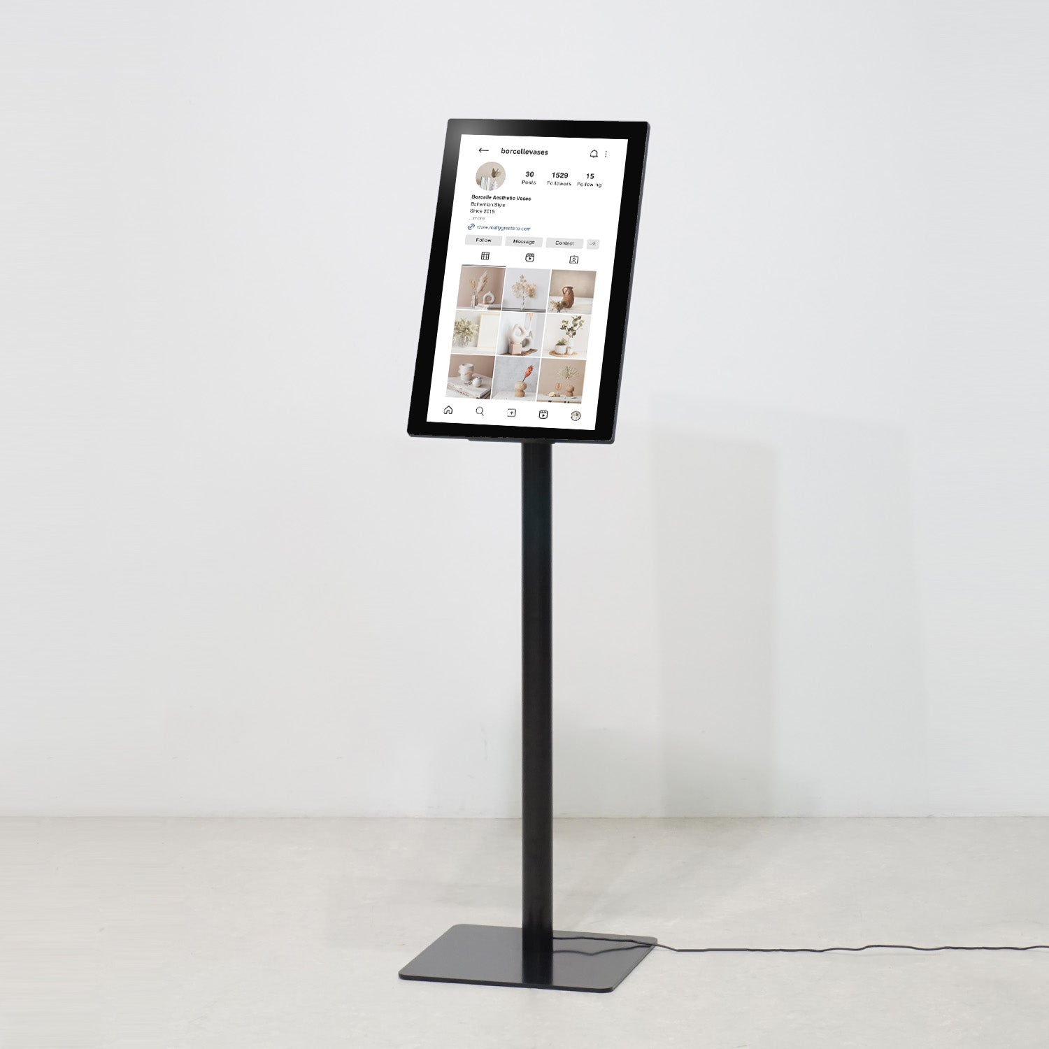 タッチ式 デジタルサイネージ 21.5インチ｜おしゃれな什器の企画・製造