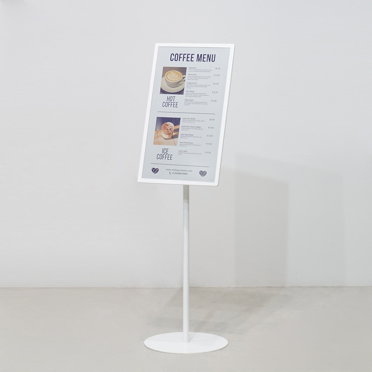 電子看板 電子ペーパーサイネージ｜おしゃれな什器の企画・製造・販売 SHOP COPACK