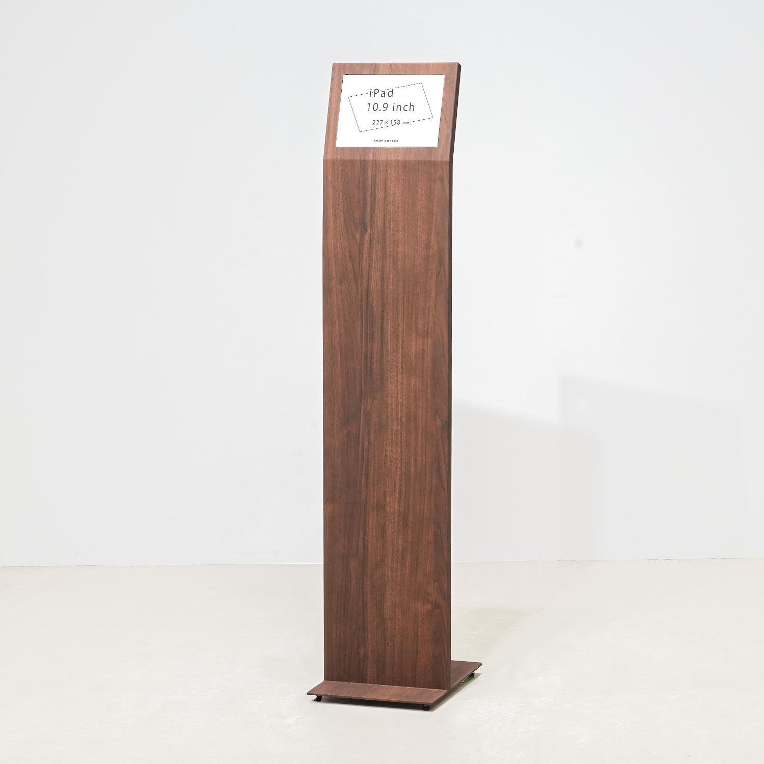 iPadスタンド ウォールナット木目調 IS10.9WN （iPad 第10~11世代対応）