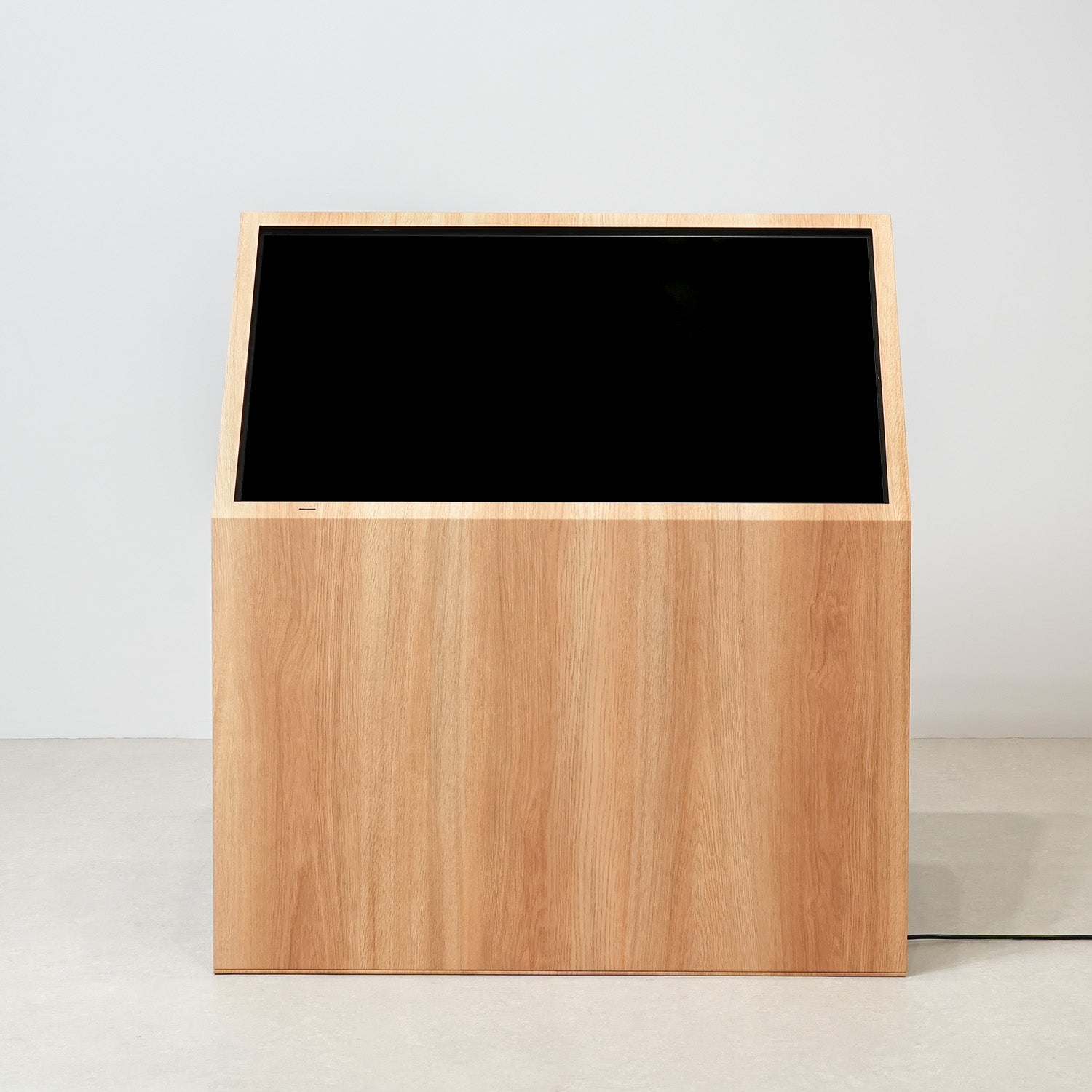 筐体型タッチディスプレイ 43インチ オーク木目調 DST43K2OK