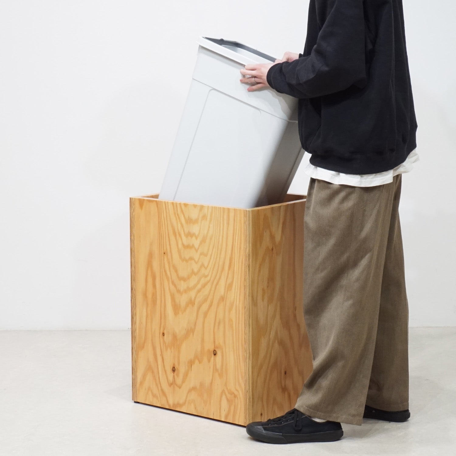 業務用ごみ箱 PB12L