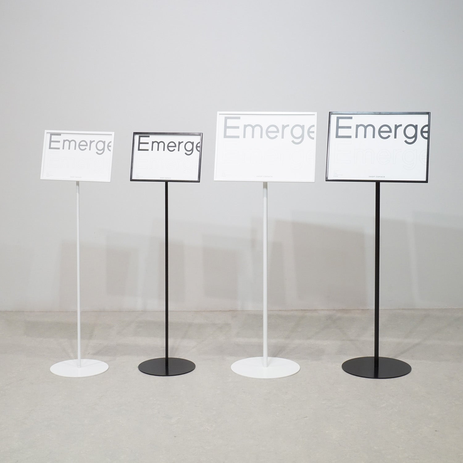 サインスタンド A4サイズ｜おしゃれな什器の企画・製造・販売 SHOP COPACK