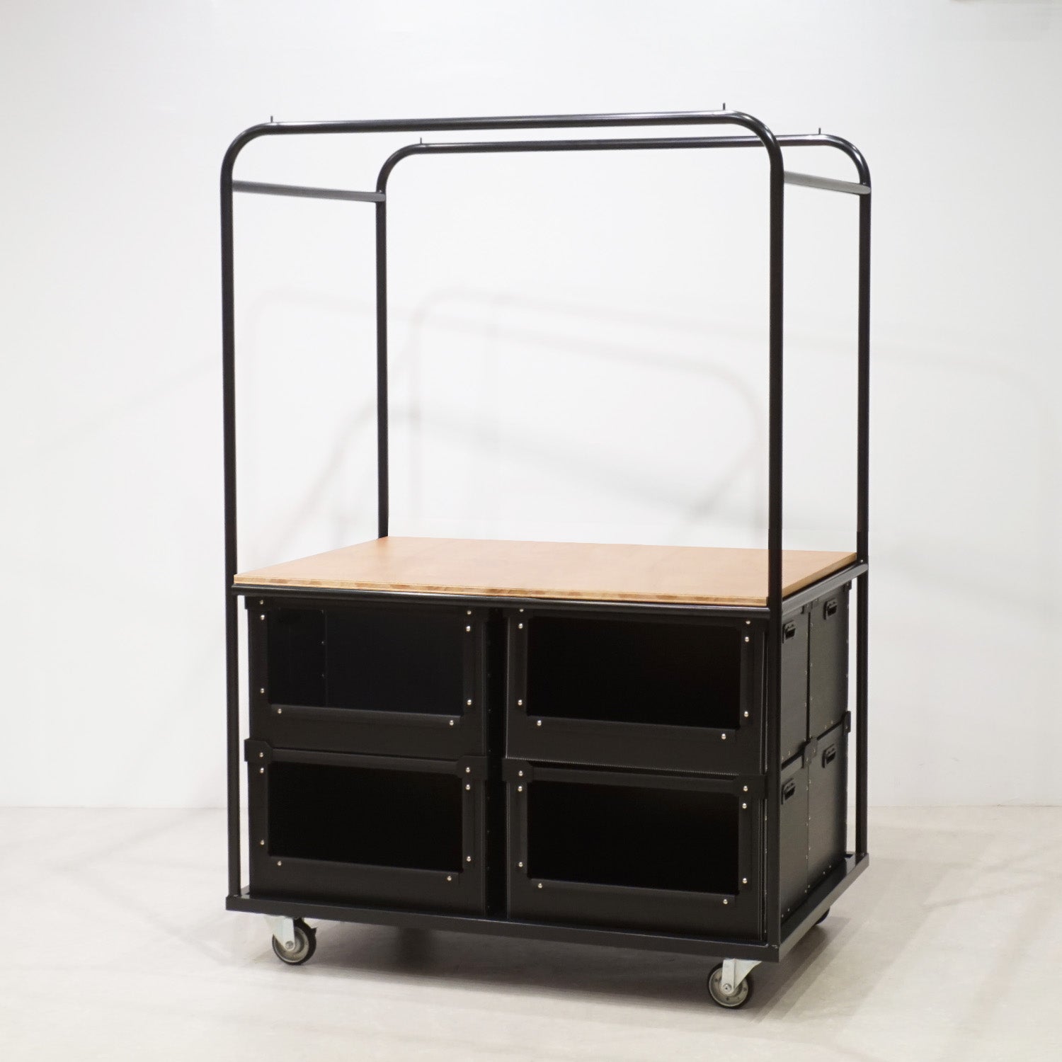 国産ヴィンテージ インダストリアル 大型ワゴン ディスプレイ 店舗什器 mt-0531-copy01.jpg