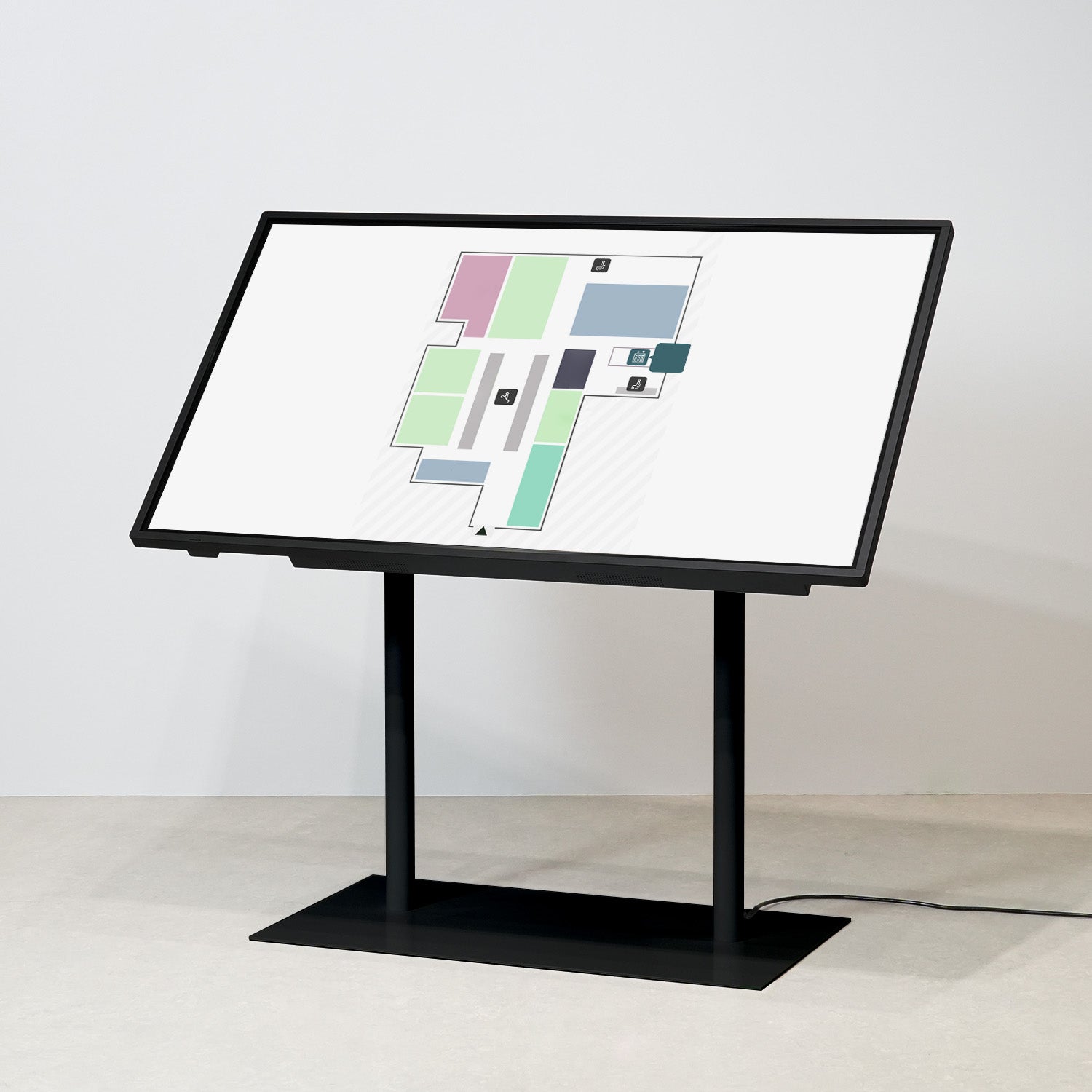 スタンド式タッチディスプレイ 55インチ｜おしゃれな什器の企画・製造