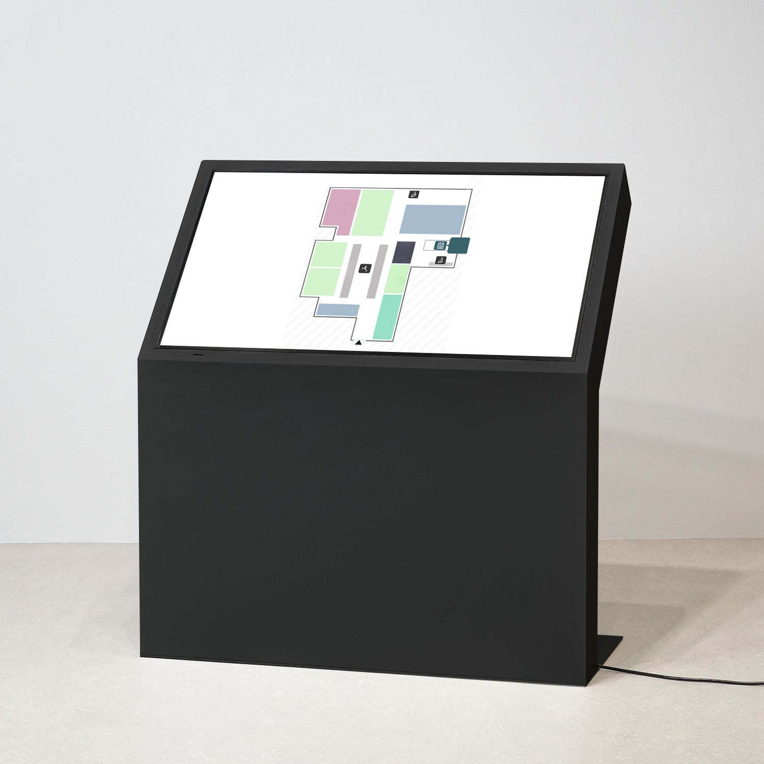 筐体型タッチディスプレイ 43インチ｜おしゃれな什器の企画・製造