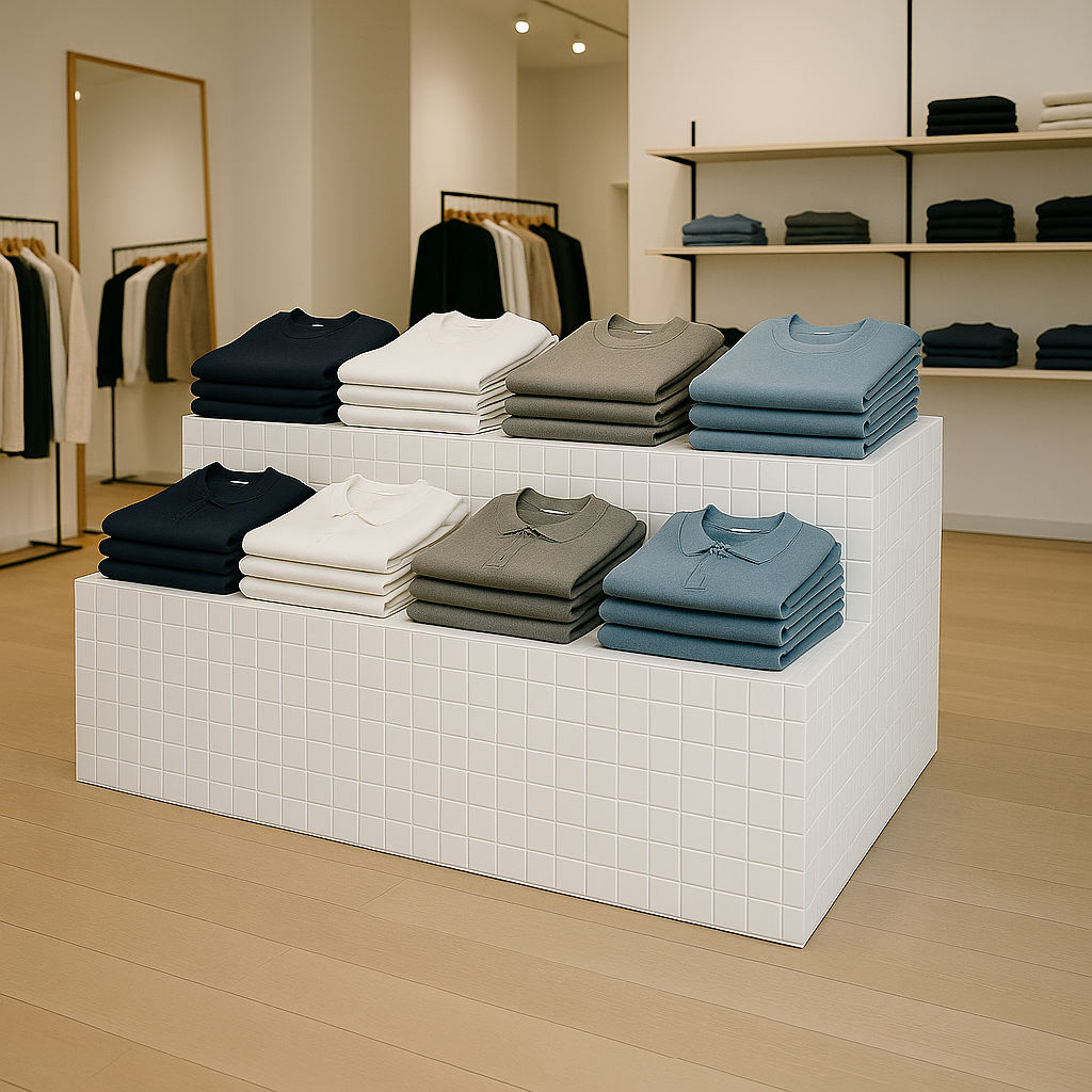 タイルディスプレイテーブル TLB889WH