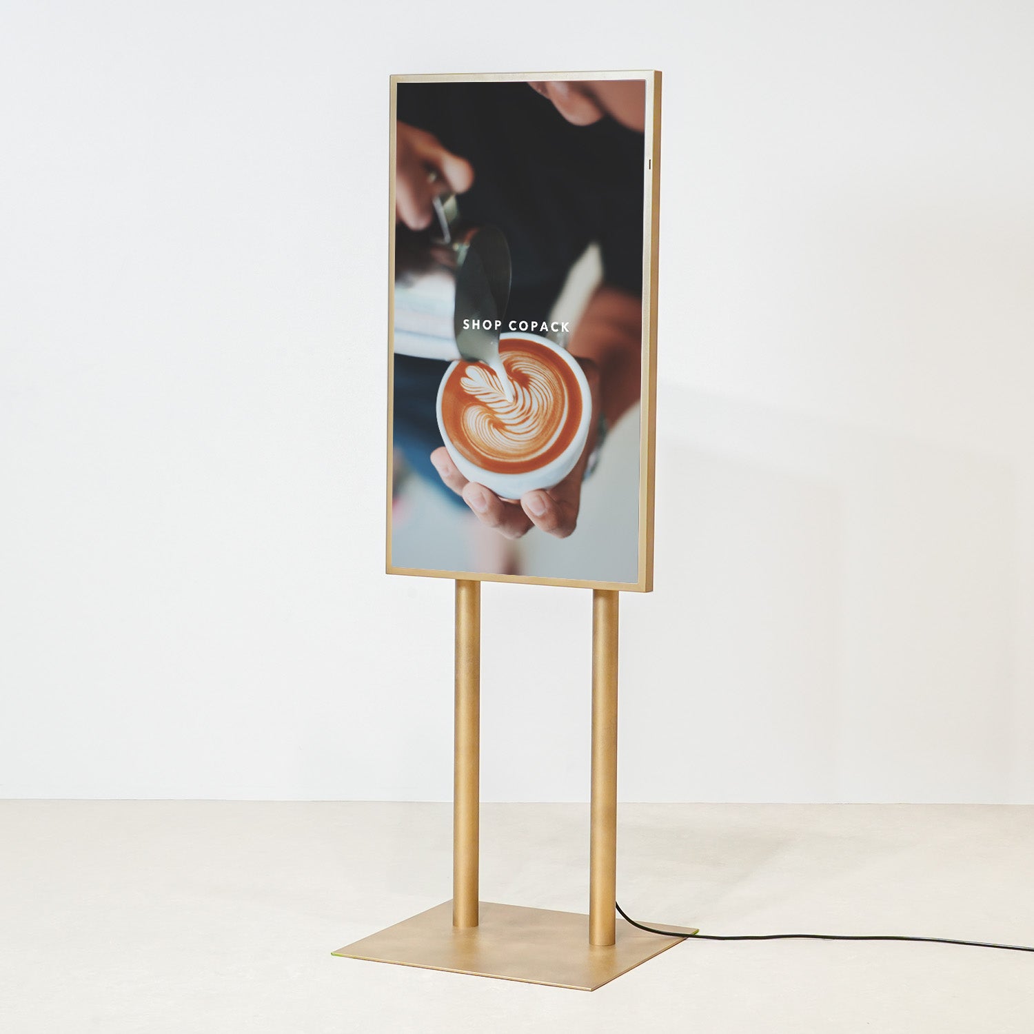 デジタルサイネージ 43インチ 真鍮ゴールド調 DS43H2BR