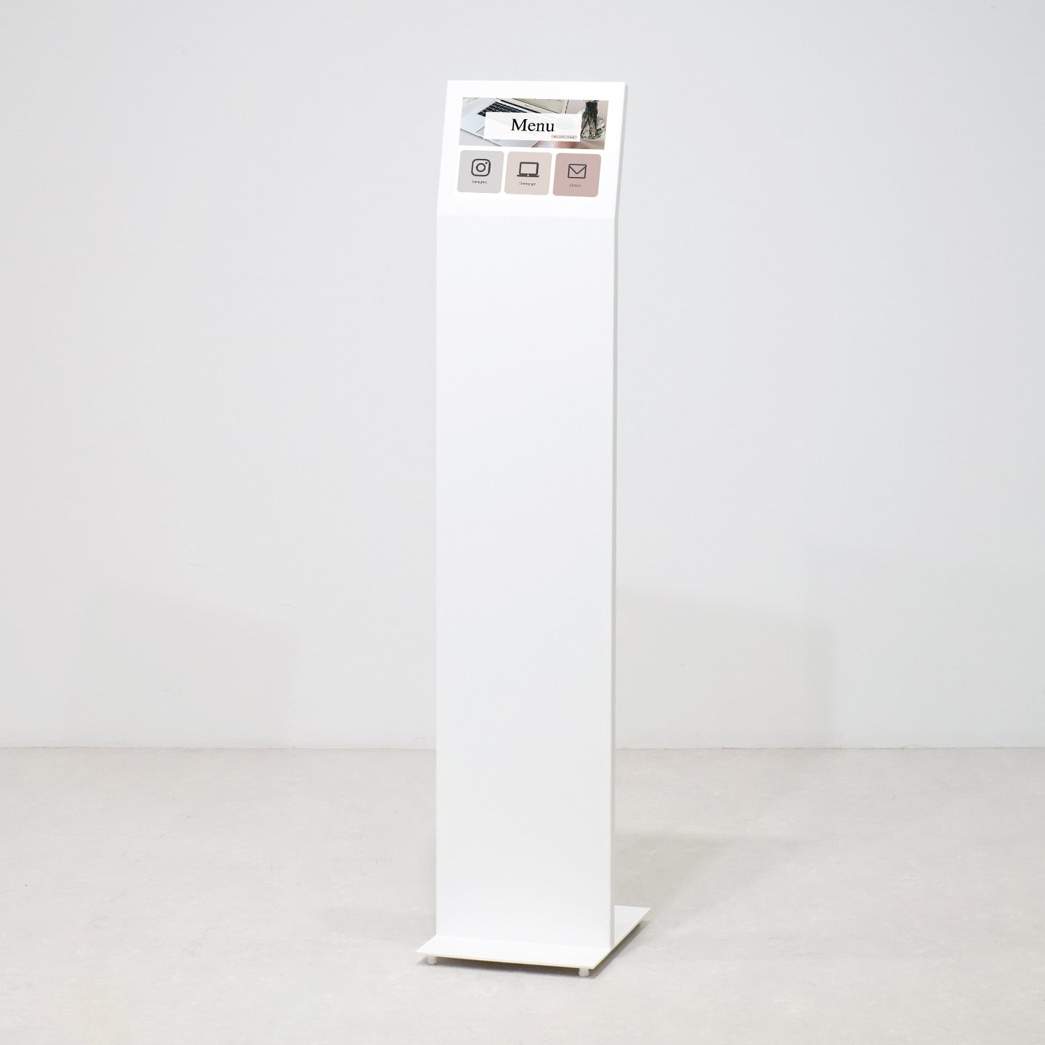 DS12.9FYN iPad Air スタンド　白 iPad Airスタンド｜おしゃれな什器の企画・製造・販売 SHOP COPACK