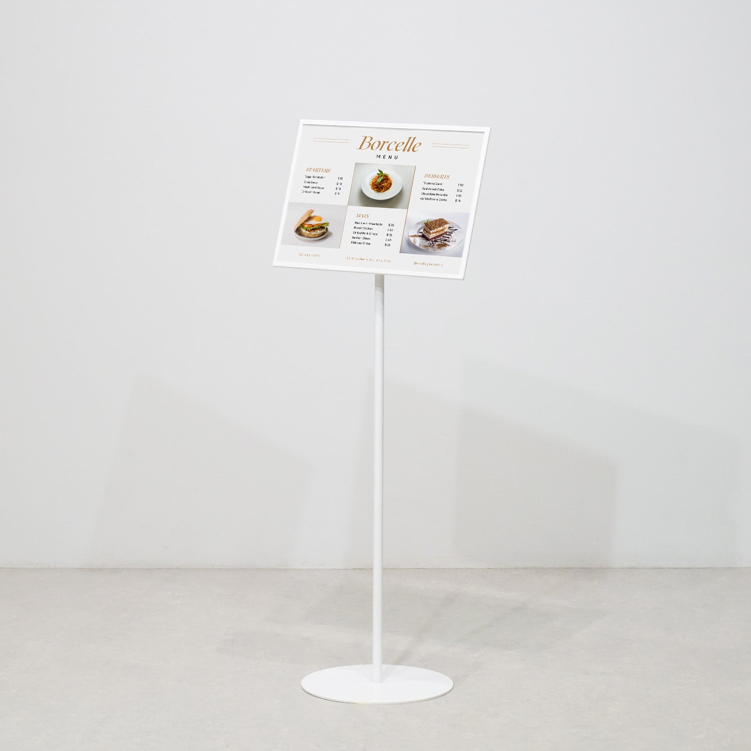 サインスタンド A3サイズ横｜おしゃれな什器の企画・製造・販売 SHOP