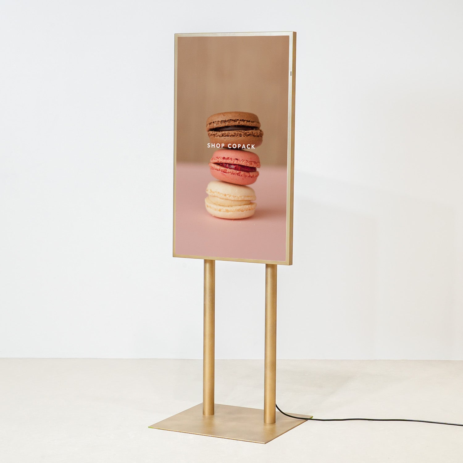 デジタルサイネージ 43インチ 真鍮ゴールド調 DS43H2BR