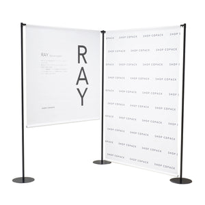 バナースタンド 2面フレーム RAY02BK