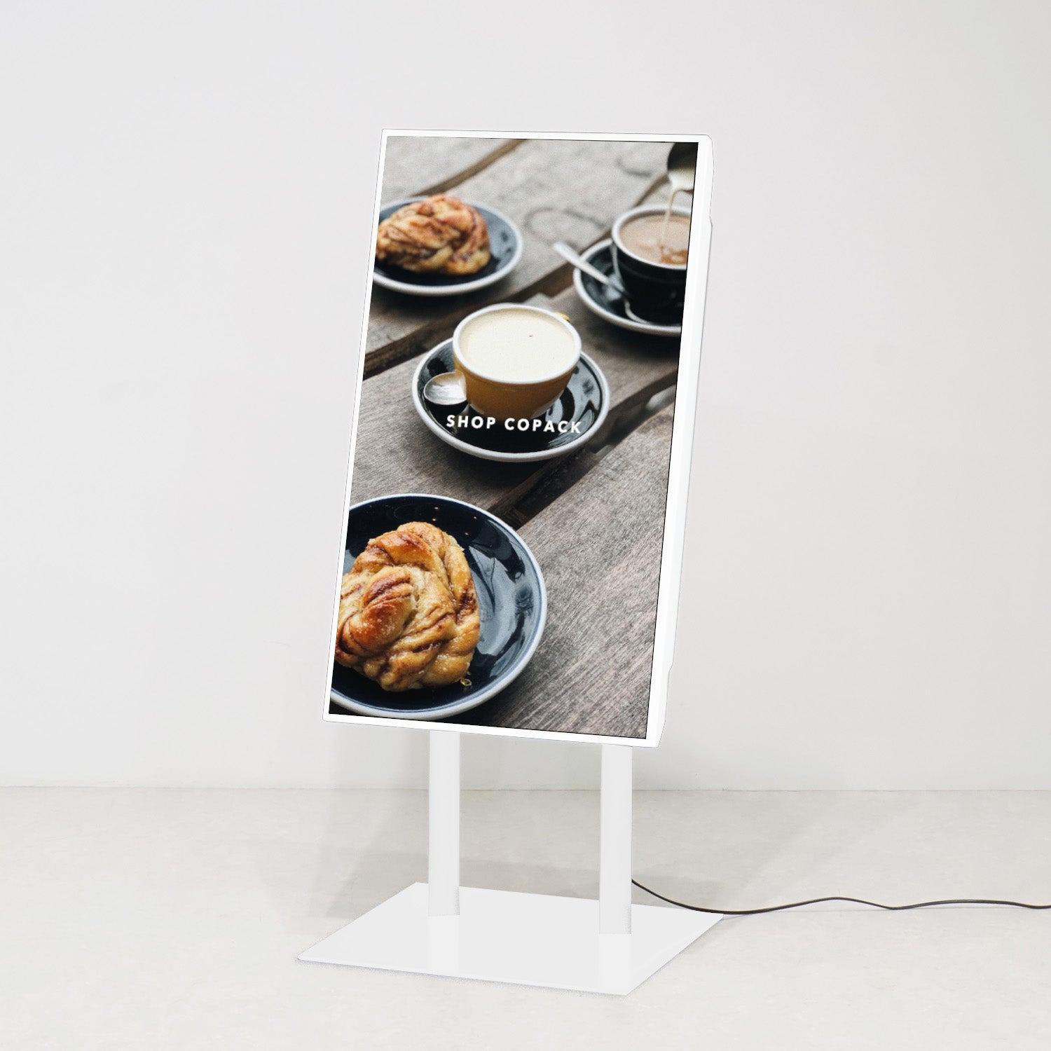 【Special SALE】★シルクジャパン★ 量子波発信器テラチップ★ デジタルサイネージ 43インチ｜おしゃれな什器の企画・製造