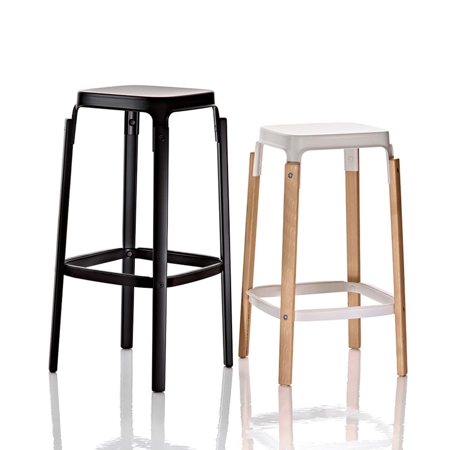 【再値下げしました】MAGIS STEELWOOD STOOL ハイスツール Steelwood Stool sh68 / MAGIS｜おしゃれな什器の企画・製造・販売