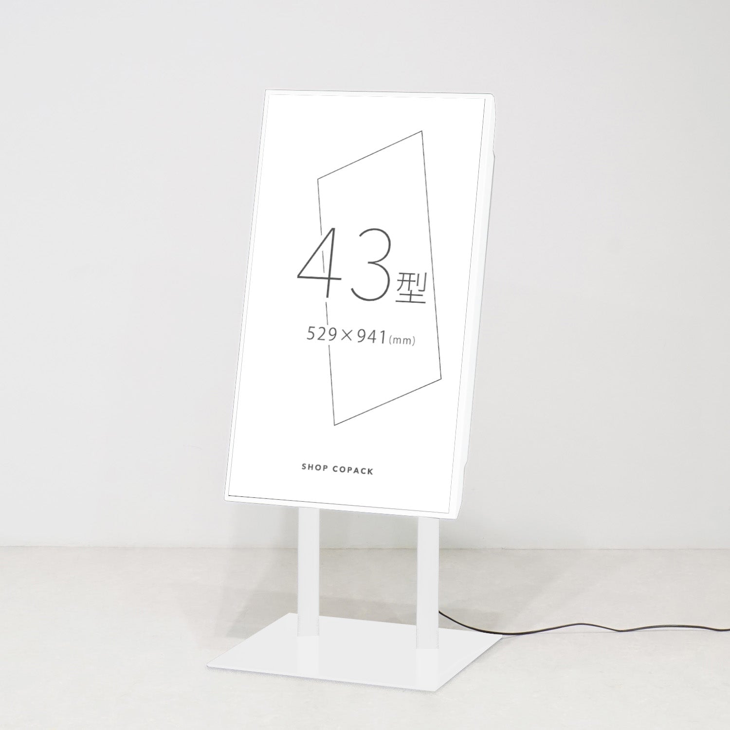 43インチカメラ デジタルサイネージ NPT43ホワイト 43インチカメラ デジタルサイネージ NPT43ホワイト 43インチカメラ