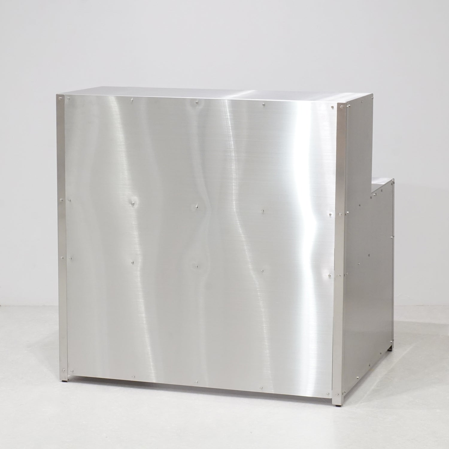 ゴールド×ホワイト　テーブル　ディスプレイ　カウンター arne ハイテーブル 高さ90cm 2人用 カウンターテーブル テーブル