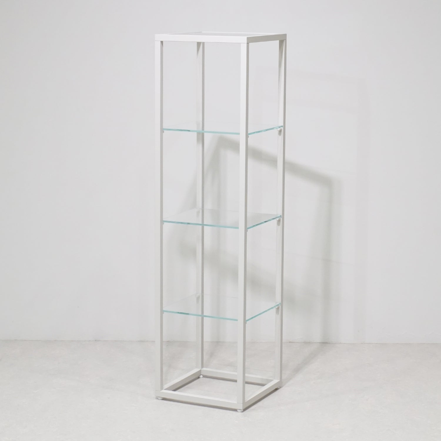 ディスプレイ棚 店舗什器 飾り棚 大工さん作 白い棚 ケビント オブジェ