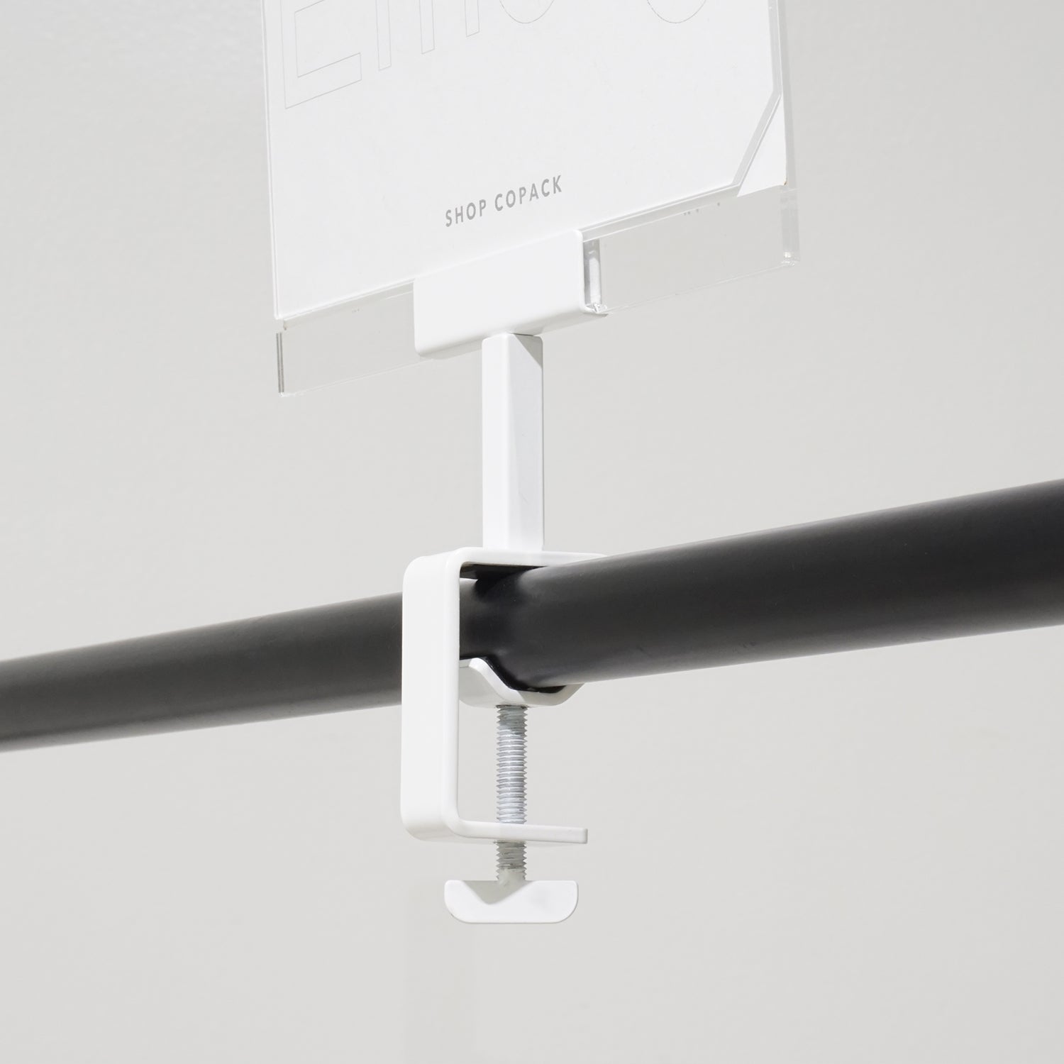 フミフミ　904040サイドアクリル クランプポップ B6サイズ｜おしゃれな什器の企画・製造・販売