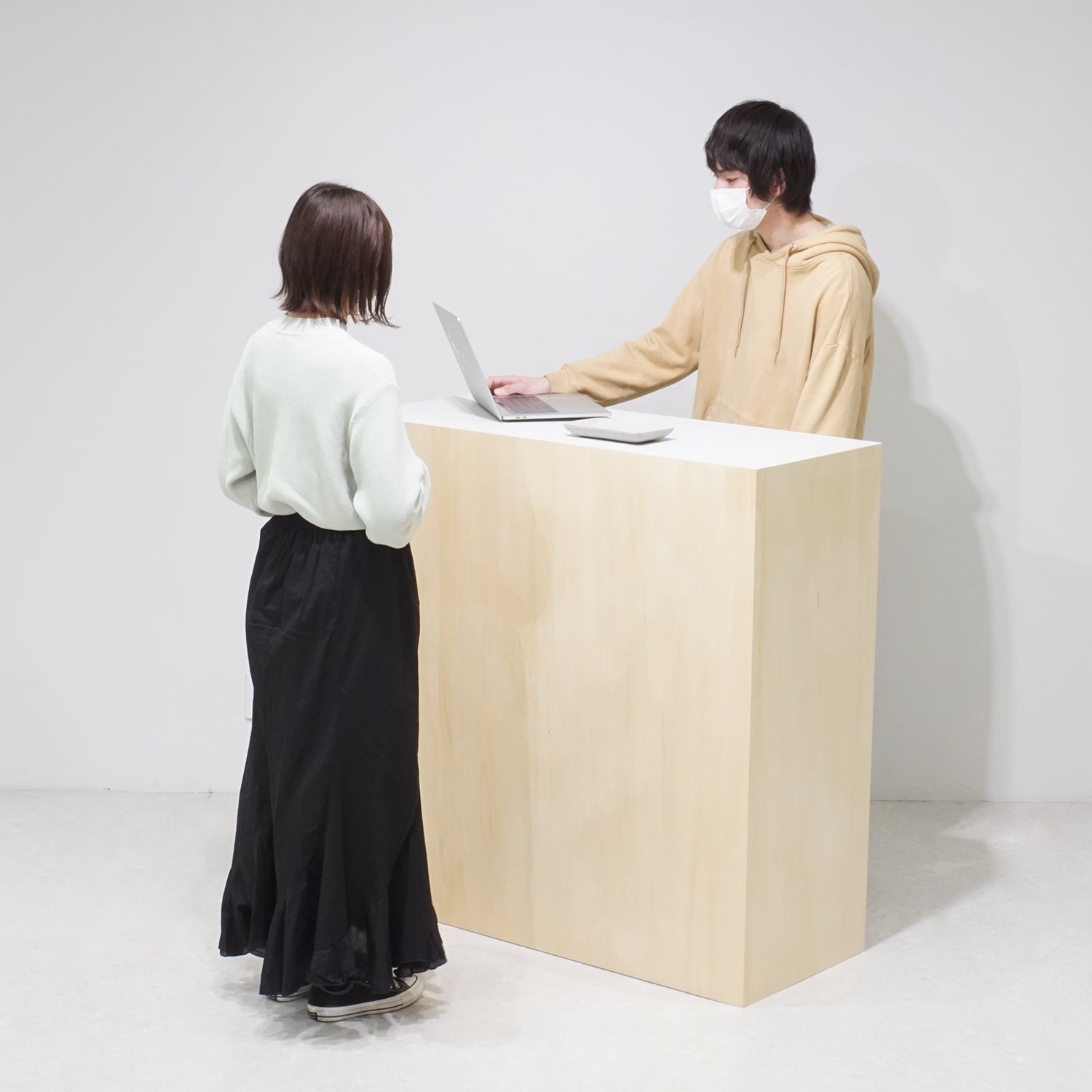 合板のレジカウンター ｜おしゃれな什器の企画・製造・販売 SHOP COPACK