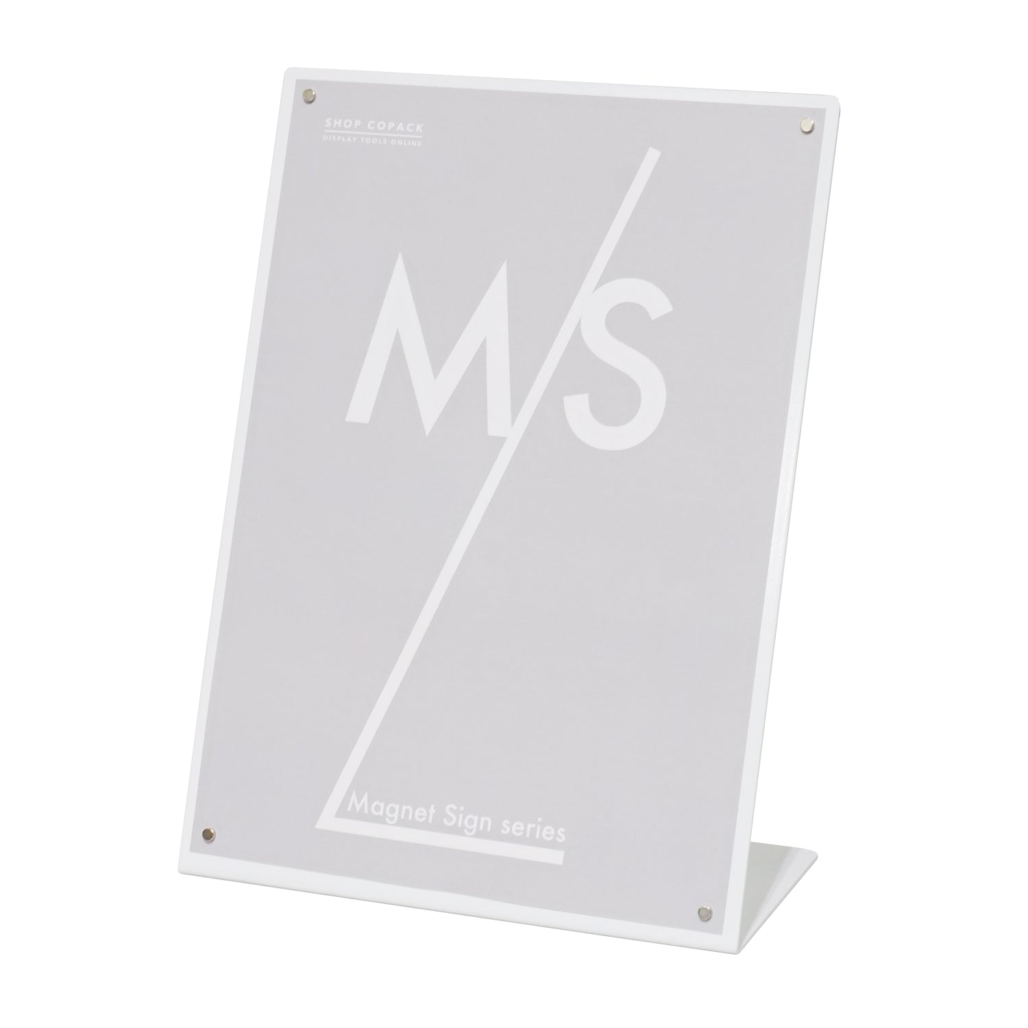 予約販売中 10/6出荷 卓上ポップスタンドA4サイズ MSA4WH