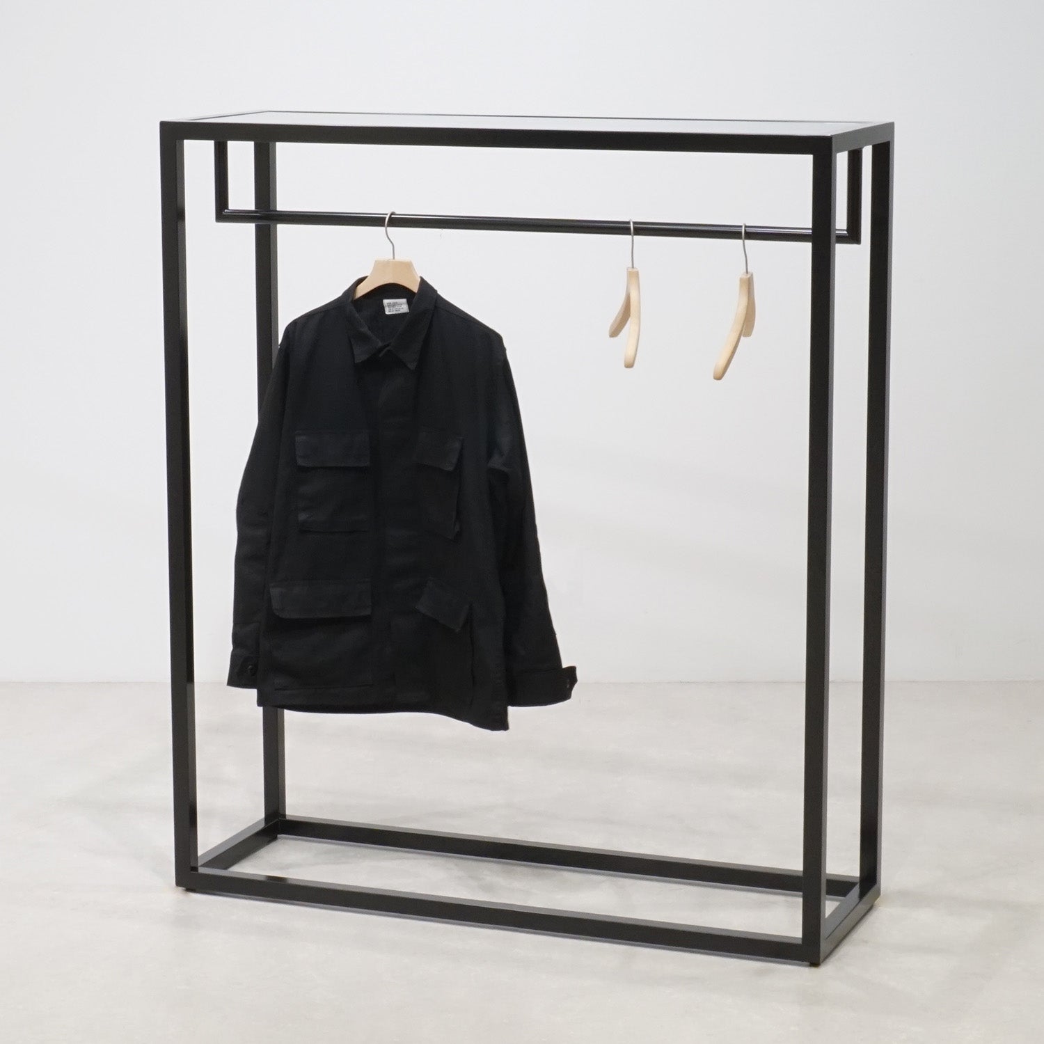 ハンガーラックシェルフ SRG120BK