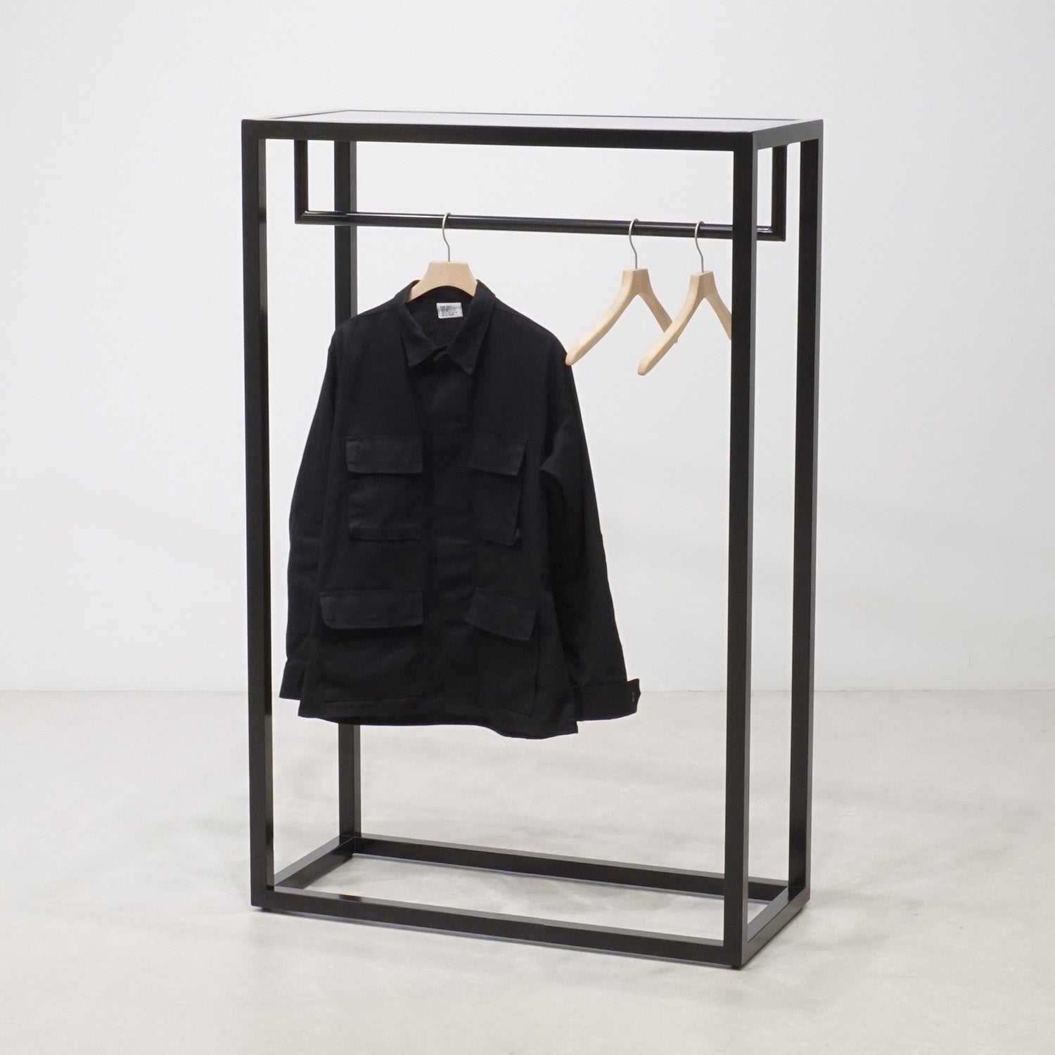 ハンガーラックシェルフ SRG90BK